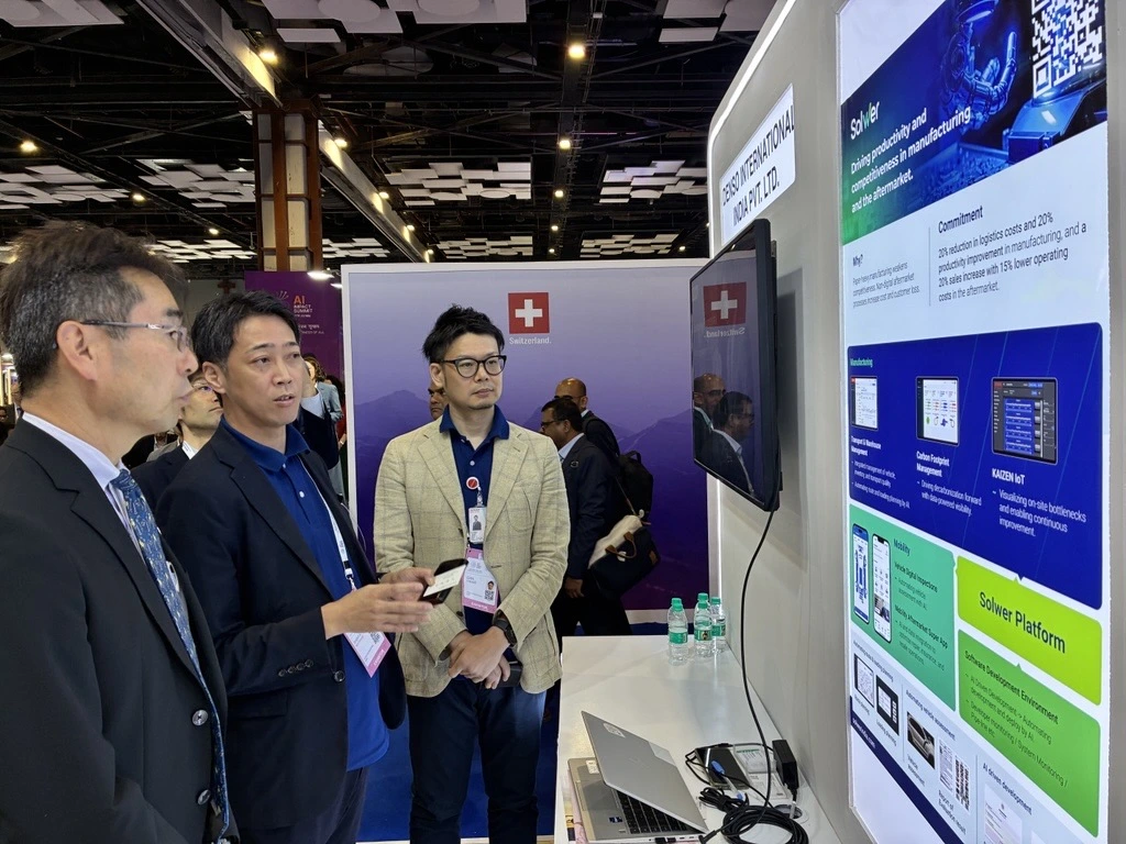 News image for: Denso and Fujitsu exhibit at India AI Summit, tapping into huge market of 1.4 billion people